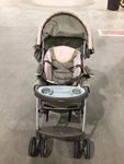 Chicco Cortina Baby Stroller, Pink & Tan, Lightweight Foldable Travel. Fixed Price $30.00.