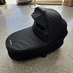 Cybex Priam Lux Carry Cot Bassinet Black Stroller Only No Frame. Fixed Price $140.00.