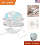 Baby Bassinet Travel Portability Folding Canopy Bedside Sleeper. Fixed Price $154.08.