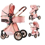 2 1 High Landscape Baby Stroller Folding Reversible Seat Newborn Pink. Fixed Price $178.99.