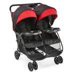 Kolcraft Cloud Plus Lightweight Double Stroller Red & Black For Infant Toddler. Fixed Price $299.00.