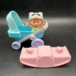Little People Swing & Baby Stroller Teeter Totter Racoon Hat See Saw Pink. Fixed Price $68.85.