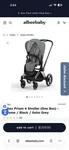 New Sealed Box Cybex Platinum Priam Stroller-soho Gray With Matte Black Frame. Fixed Price $575.00.