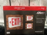 Orbit 120/277 Ac-only Single Double-face Red Led Exit Sign Kit Esl-r New. Fixed Price $20.00.