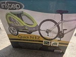 Instep Quick Ez Child Trailer 2 Seat Green Gray Stroller Bug Screen. Fixed Price $85.00.