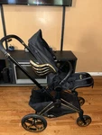 Cybex Priam Jeremy Scott - Wings Baby Stroller With Rain Cover. Fixed Price $700.00.