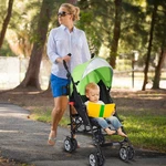 Costway Folding Lightweight Baby Toddler Stroller Umbrella Travel W/ Basket. Fixed Price $75.99.