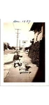 1937 Toddler In Walker Photo-los Angeles Architecture-calif. Child & Sidewalk. Fixed Price $14.99.