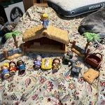 Fisher Price Little People Deluxe Christmas Story Nativity Set W/lights. Fixed Price $34.99.