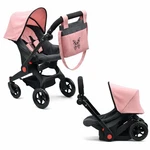 Baby Doll Convertible Travel Stroller For Girls Toddler Play Toy Car Seat Two.... Fixed Price $134.04.