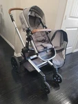 Joolz DAY3 Stroller Single W/ Bassinet Carrycot Hood Canopy Gray 421007. Fixed Price $600.00.
