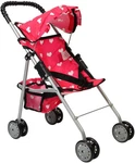 The New York Doll Collection My First Stroller With Basket & Heart Design. Fixed Price $36.98.