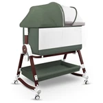 4IN1 Baby Bassinet W/ Wheels, Height Adjustable For Infant Newborn Boys & Girls. Fixed Price $131.59.