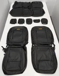 For Jeep Wrangler Door Sport Sahara 2018-2023 Black Leather Seat Covers NT64. Fixed Price $674.25.