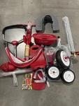 Radio Flyer Stroller Tricycle Ez Fold 4-IN-1 'n Trike For Infant Red. Fixed Price $95.76.