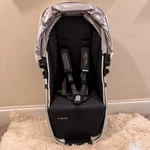 Uppababy Vista Rumble Seat 2020- White With Silver Canopy. Fixed Price $110.00.
