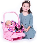 Toy Seat Baby Doll Carrier Featuring Crash-tested Latch System For Safety,. Fixed Price $84.42.