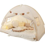 Twin Bed Toddler Canopy Kids Tents Indoor Dream Playhouse On Bun.... Fixed Price $47.87.