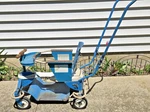 Vintage 1950'S Genuine Taylor-tot Baby Stroller Walker Buggy Carriage Blue/white. Fixed Price $99.99.