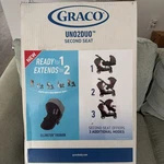 Graco UNO2DUO Stroller Second Seat, Ellington Fashion, Grey New. Fixed Price $13.99.