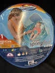 Swimways Infant Spring Float & Sun Canopy 3-9 Months 50+ Upf Point Harness Nwt. Fixed Price $15.00.