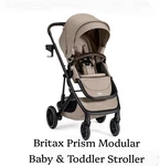 Britax Prism Modular Baby Stroller. All-wheel Suspension & One Hand Fold. Teak. Fixed Price $395.00.