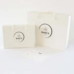 Deluxe Baby Gift Box - Swaddle, Pacifier Clip, Cozy Blanket & More Shower. Fixed Price $69.95.