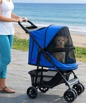 Pet Gear No-zip Happy Trails Stroller For Cats/dogs, Zipperless Entry, Ea.... Fixed Price $192.27.