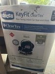Chicco Keyfit Cleartex 30 Infant Rear-facing Car Seat & Base Black New, 4-22 Lbs. Fixed Price $159.99.