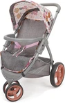 Crew: Melange Flora Mabelle 3-WHEEL Jogger Stroller Accessory For Dolls. Fixed Price $71.05.