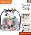 High Contrast Spiral Activity Toy For Babies Sensory Fun Travel On-the-go. Fixed Price $41.99.