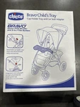 Chicco Bravo Child's Cup Holder Tray & Car Seat Adapter Black 00060141000070 New. Fixed Price $19.99.