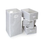 Badger Basket Nursery Folding Hamper Set - Includes And 3 Storage. Fixed Price $66.50.