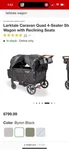 Larktale Caravan Quad 4 Seater Stroller Wagon. Fixed Price $750.00.