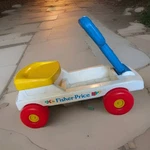 Vtg 1992 Fisher Price Creative Coaster Ride Toy Convertible Pull Wagon Y2K. Fixed Price $24.00.