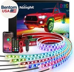 6PCS Car Underglow Neon Accent Strip Lights 300 Leds Multi Color Rgb-ic Diy Soun. Fixed Price $100.86.