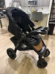 Chicco Bravo Primo Stroller Black Brown Single Folding Adjustable Handles Basket. Fixed Price $375.00.