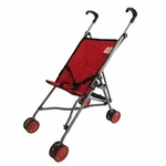 The New York Collection First Dolls Stroller For Kids -red Quilted. Fixed Price $20.99.