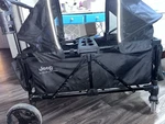 Jeep By Delta Children Double Stroller Wagon Black For Toddler Infant. Fixed Price $120.00.