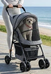 Pet Gear Happy Trails Lite Stroller For Cats/dogs, Zipper Entry, Easy Fold W. Fixed Price $120.99.