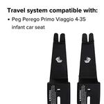 Diono Quantum Stroller Adapter Kit Travel System For Peg Perego Infant Car Seats. Fixed Price $24.99.