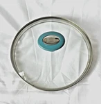 Rachael Ray Get Cooking! Cookware 7.5"D Glass Lid Frying Pan Turquoise. Fixed Price $11.99.