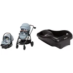 Zelia Luxe 5-IN-1 Travel System With Mico 30 Car Seat Base, Black. Fixed Price $1083.99.