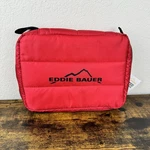 Eddie Bauer Insulated Lunch Box Red Soft Cooler Zip Travel Bag Nwt. Fixed Price $19.99.