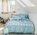 3D Rabbit Umbrella ZHUA2424 Bed Pillowcases Quilt Duvet Cover Set Queen King Zoe. Fixed Price $71.62.