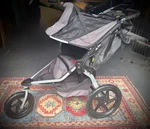 Bob Revolution Stroller Grey/blk. Fixed Price $229.00.