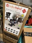 Baby Trend Sit N' Stand Double Tandem Stroller Desert Blue Black Folding Canopy. Fixed Price $135.99.