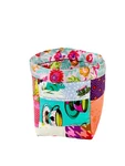 Handmade Tula Pink Fabrics Scrappy Small Basket For Wonder Clips, Thread, Etc. Fixed Price $15.00.