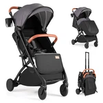 Lightweight Baby Stroller W/one-hand Folding, Extendable Canopy, Storage Baske. Fixed Price $99.99.