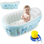 Baby Inflatable Bathtub, Portable Travel Infant With Pu.... Fixed Price $33.55.